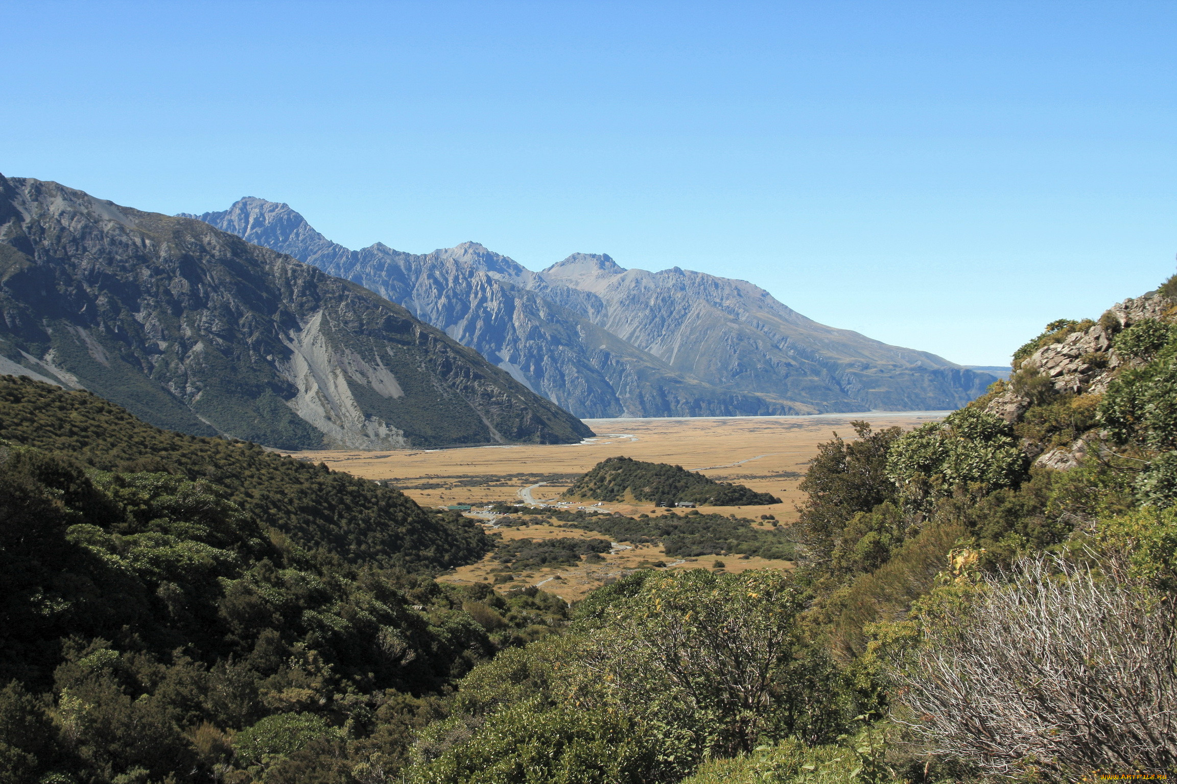 mount, cook, national, park, new, zealand, , 